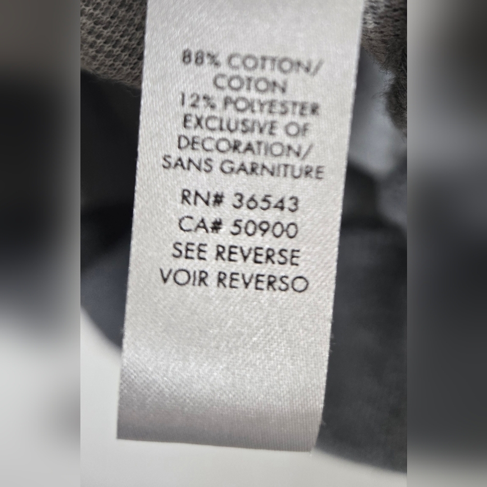 Calvin Klein Light Gray Men's Shawl Neckline Sweater Work Preppy Academia, L - Picture 6 of 10